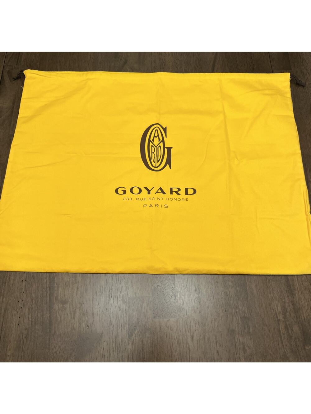 GOYARD DUST BAG Drawstring 27”x20.5”